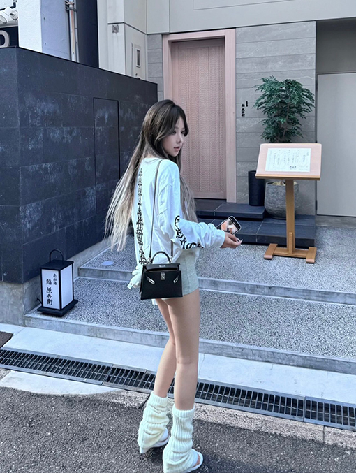 クロムハーツ秋冬のラウンドネックプリント長袖Tシャツ