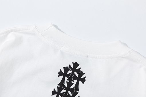 クロムハーツ秋冬のラウンドネックプリント長袖Tシャツ
