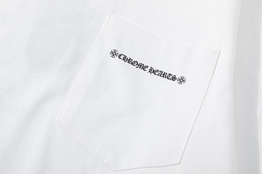 クロムハーツ秋冬のラウンドネックプリント長袖Tシャツ