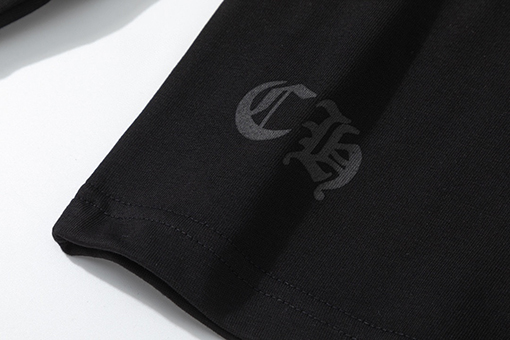 クロムハーツ秋冬のラウンドネックプリント長袖Tシャツ