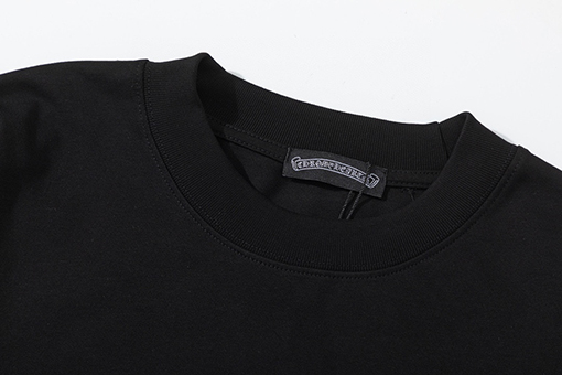 クロムハーツ秋冬のラウンドネックプリント長袖Tシャツ