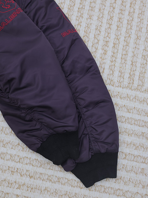 バレンシアガ 24Fw 新しい刺繍マンネリ綿服コート