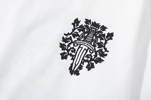 クロムハーツクルーネックプリント長袖Tシャツ