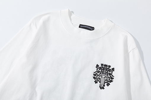 クロムハーツクルーネックプリント長袖Tシャツ