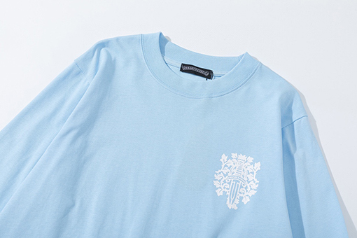 クロムハーツクルーネックプリント長袖Tシャツ