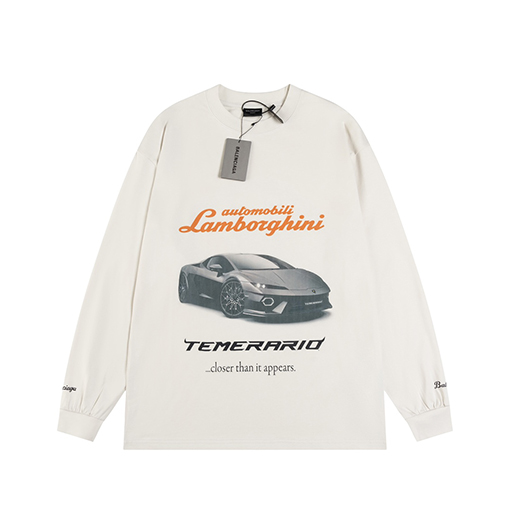 バレンシアガ ランボルギーニコラボ長袖Tシャツ