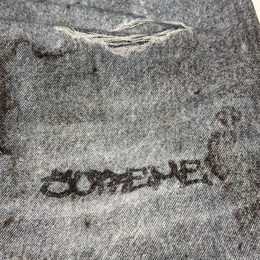 シュプリーム FW 24コラボレーションHJR TROMPE L'OEIL LOOSE FIT JEANヴィンテージ3 Dプリントジーンズ