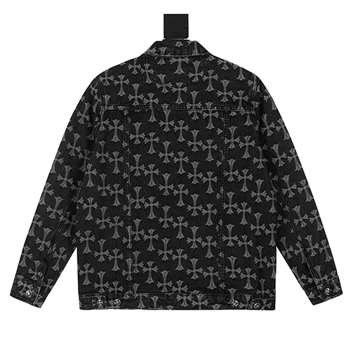 クロムハーツ 両面フルロゴジャカードデニムジャケット