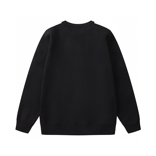 ルイヴィトン パンダパッチワーク3花のカジュアルクルーネックセーター