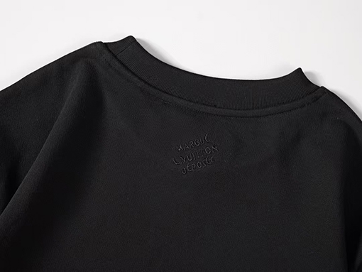  ルイヴィトン コットンシグネチャークルーネック スウェット長袖 Tシャツ 1AFVAO