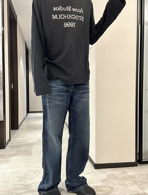 アクネストゥディオズ スーパーコピー ルーズフィットジーンズ