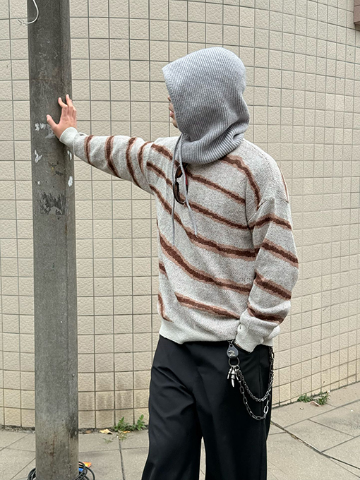 アクネストゥディオズ コルゲートクルーネックセーター