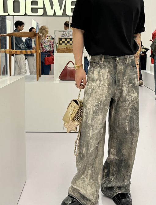 アクネストゥディオズ スーパーコピー プリント デニム パンツ