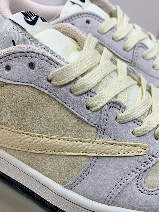 ナイキTravis Scott x Air Jordan AJ1 Low OG SP TSコラボバーブローカットスニーカー