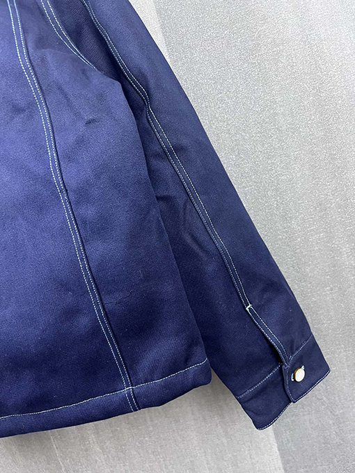 ルイヴィトンジッパー開閉ステッチラペル長袖ジャケット