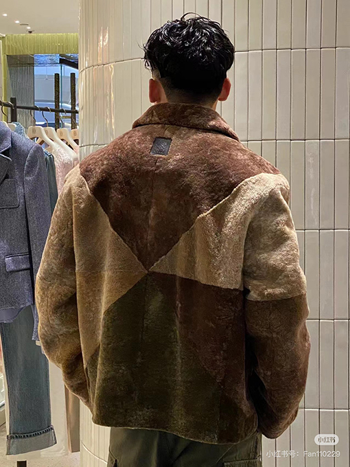 ロエベLOEWEスーパーコピーウールジャケットパッチワーク ジャケット