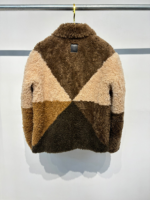 ロエベLOEWEスーパーコピーウールジャケットパッチワーク ジャケット