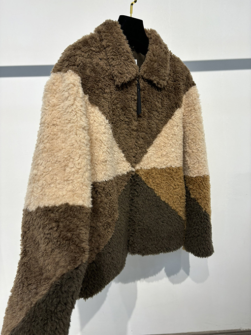 ロエベLOEWEスーパーコピーウールジャケットパッチワーク ジャケット