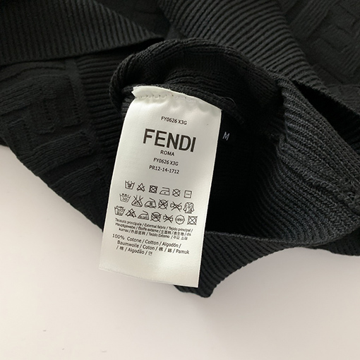 フェンディ 凹凸ジャカードセーター秋冬ラウンドネック最新セーター
