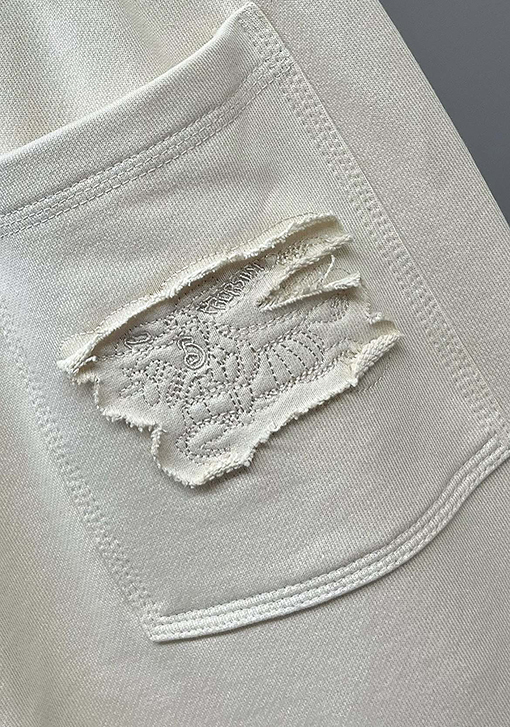バーバリー新しい刺繍ラベリング綿のゆるいパンツ