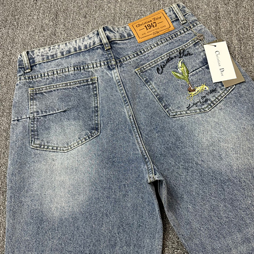 ディオール Dior刺繍文字スキニージーンズ