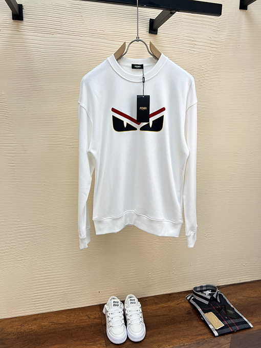 フェンディスーパーコピーラウンドネックファッション長袖パーカー