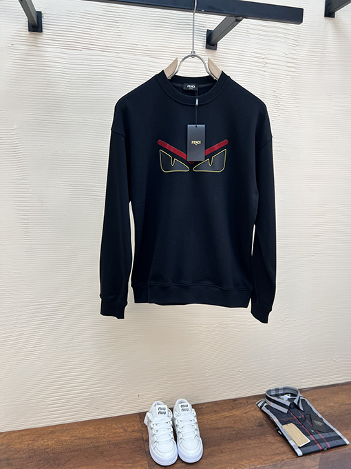 フェンディスーパーコピーラウンドネックファッション長袖パーカー