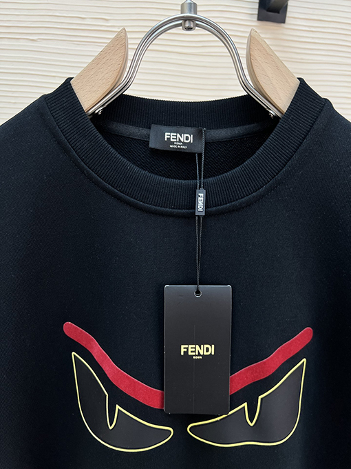 フェンディスーパーコピーラウンドネックファッション長袖パーカー
