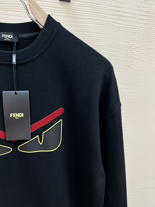 フェンディスーパーコピーラウンドネックファッション長袖パーカー