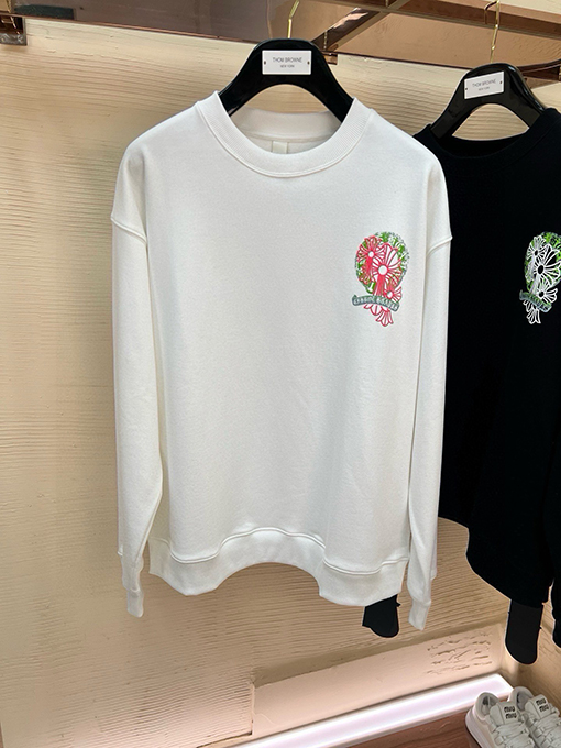 クロムハーツ 刺繍文字コットンパーカー