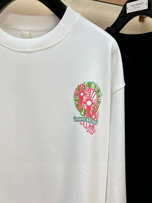 クロムハーツ 刺繍文字コットンパーカー
