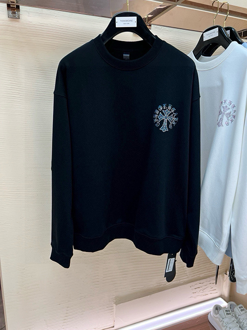 クロムハーツ 刺繍されたアルファベットのコットンパーカー