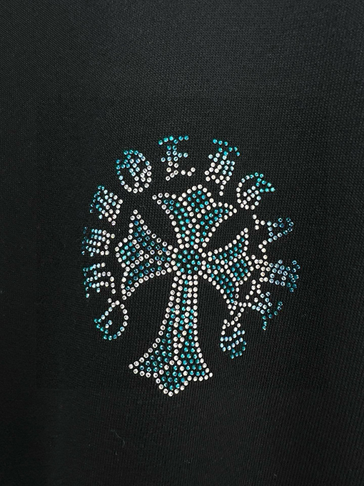 クロムハーツ 刺繍されたアルファベットのコットンパーカー