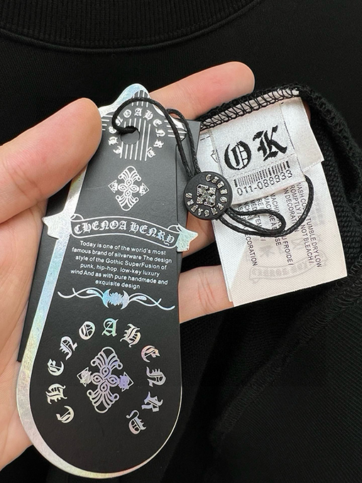 クロムハーツ 刺繍されたアルファベットのコットンパーカー