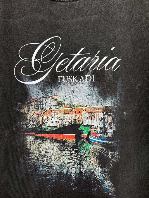 バレンシアガ 夜景ウォッシュ半袖Tシャツ
