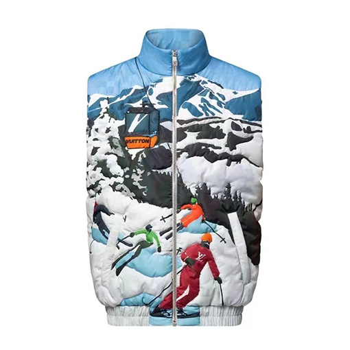 ルイヴィトンスーパーコピーLVコラボSKIスキーノースリーブステッチベストベスト
