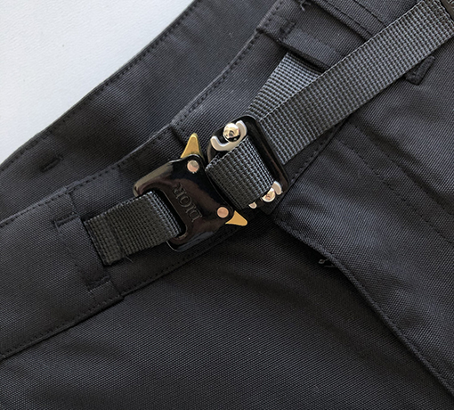 ディオール新しい黒いポケットワークパンツ