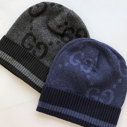 グッチ新しいGGニットカシミヤ帽子