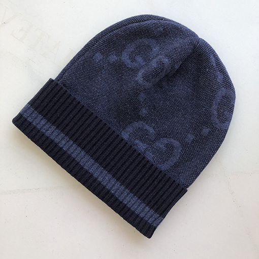 グッチ新しいGGニットカシミヤ帽子