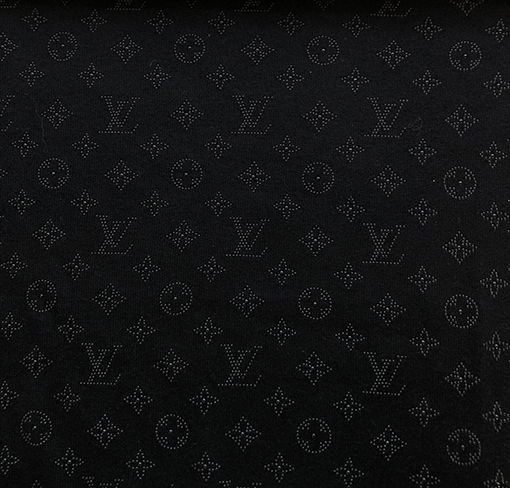 ルイヴィトンコピーMONOGRAMデコレーションウールラインストーンクルーネックプルオーバーセーター