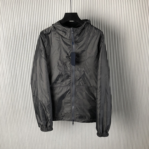ルイヴィトン 新しいDAMIERジャカード両面着用ナイロン防風ジャケット