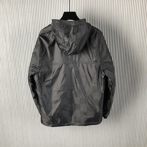 ルイヴィトン 新しいDAMIERジャカード両面着用ナイロン防風ジャケット