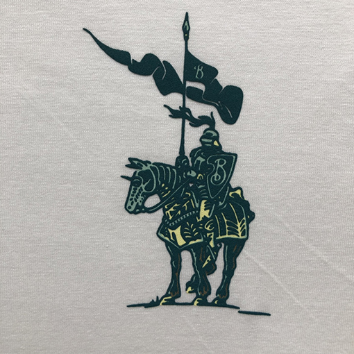 バーバリー新しい馬術騎士ロゴコットン半袖Tシャツ