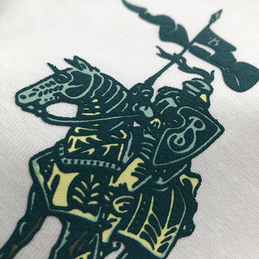 バーバリー新しい馬術騎士ロゴコットン半袖Tシャツ