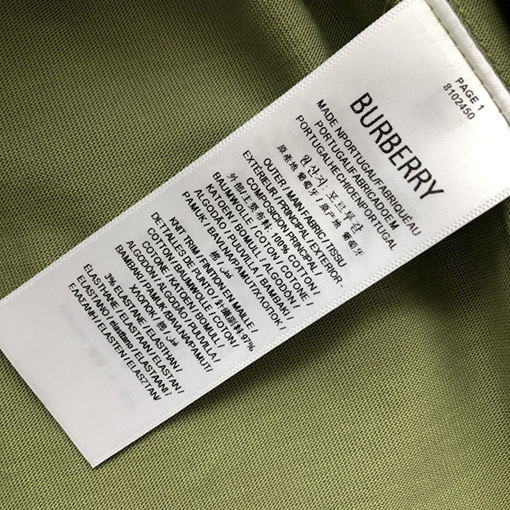バーバリー新しい馬術騎士ロゴコットン半袖Tシャツ