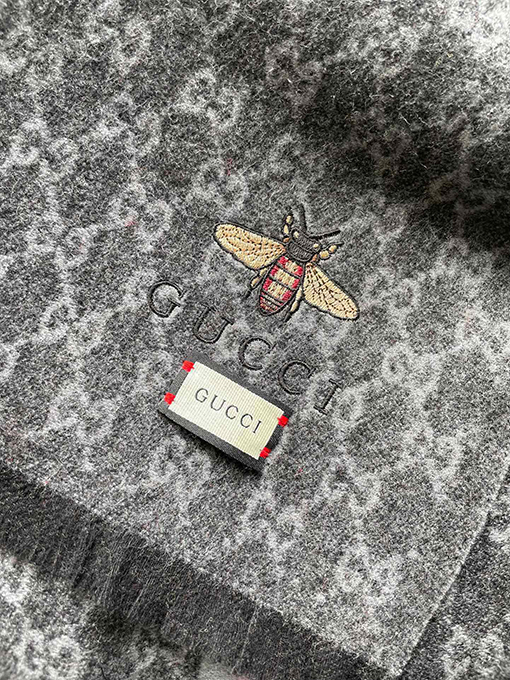 グッチスーパーコピーカシミヤの小さな蜂のスカーフ