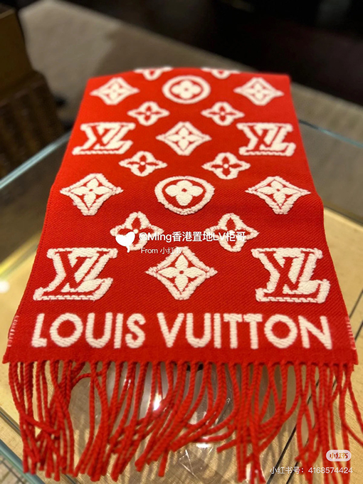ルイヴィトンLV 3Dマフラー