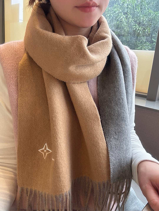 ルイヴィトンLV 新しい両面マフラー