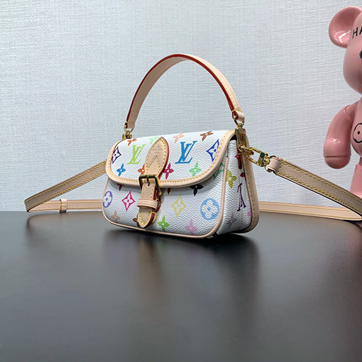 ルイヴィトンスーパーコピー村上隆コラボNano DianeトランペットハンドバッグM14194