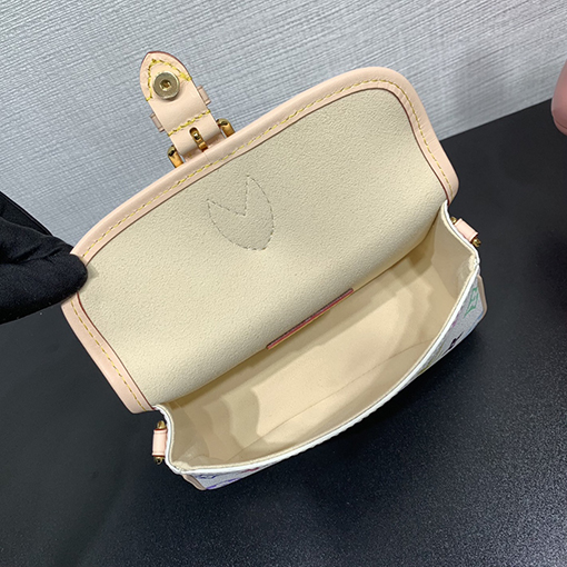 ルイヴィトンスーパーコピー村上隆コラボNano DianeトランペットハンドバッグM14194
